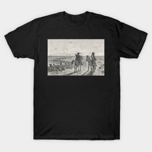 Los Llanos skeletons vultures travellers T-Shirt